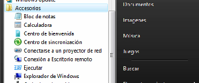 Abrir programas desde el Menú Inicio